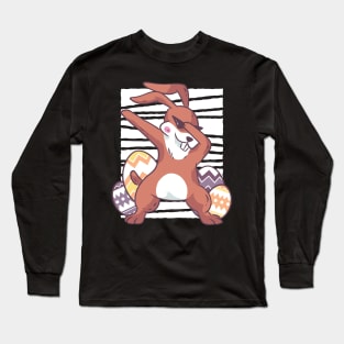 Dabbing Hase Long Sleeve T-Shirt